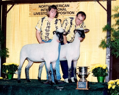 2003 1st place pair of ewe lambs NAILE